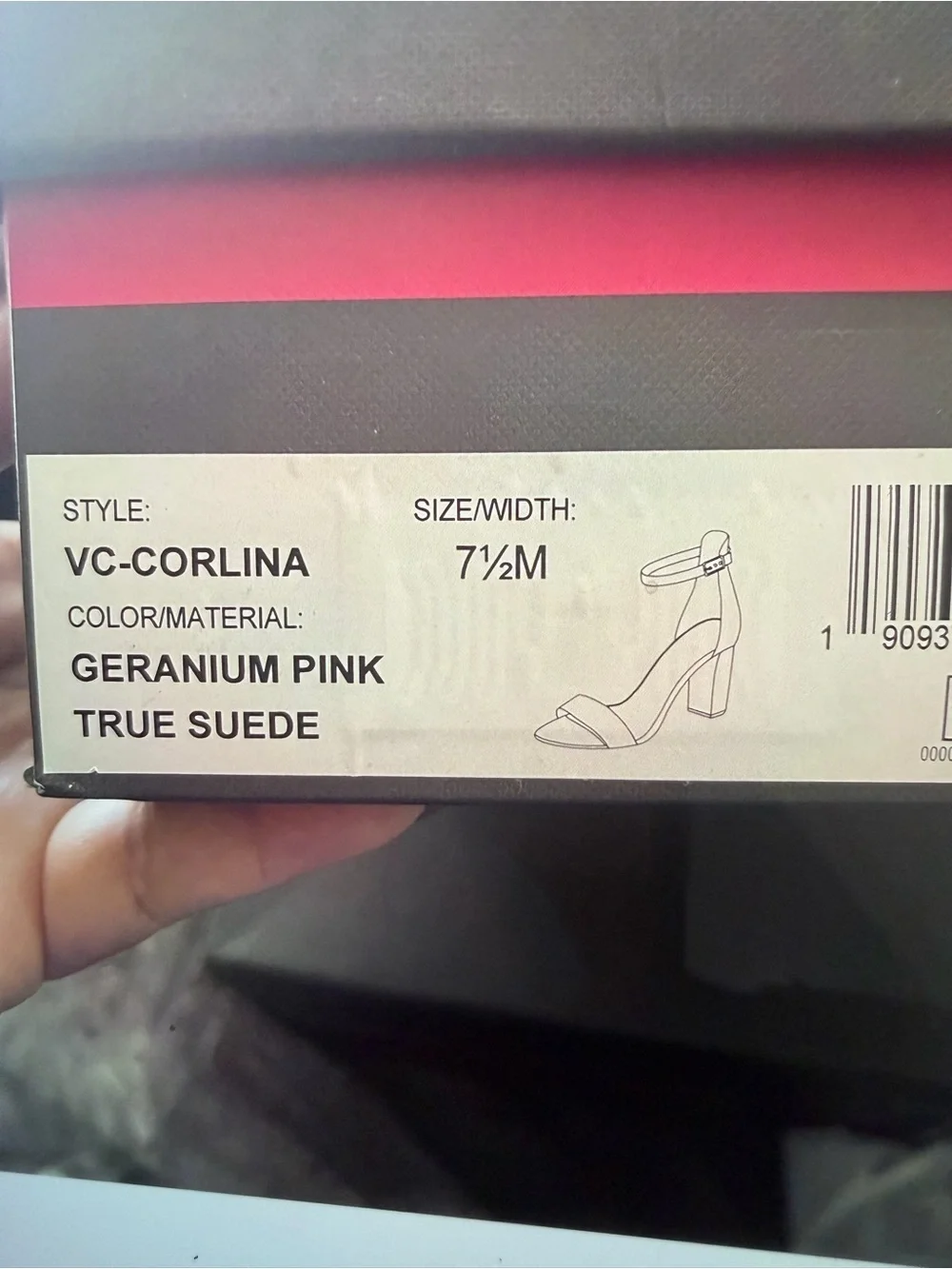 Vince Camuto Pink Suede Ankle-Strap Block Heel Sandals